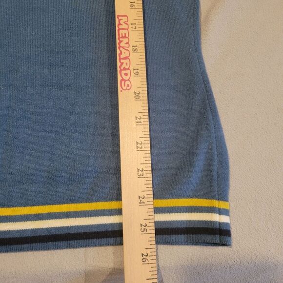 Stefanel Square Neck Striped vintage Women Sweater Size Small - Picture 5 of 7